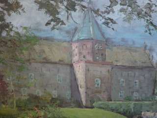 Gemälde Herrenhaus Saebygaard,Hugo Vilfred Pederson 1870 1959 DK in 