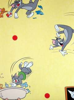 Lustige Kinderzimmer Tapete mit Tom & Jerry Motiven aus der KidsClub 
