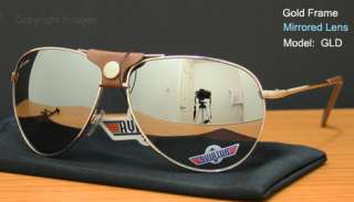 Aviator Sunglasses New Silver Mirror TOP Mens AV525  
