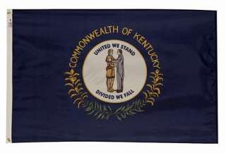   Kentucky Flag 2x3 Nylon KY State Flag American Made Nylon Flag  