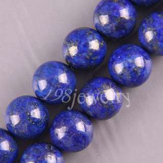 14MM Lapis Lazuli Round Loose Beads 15.5L TC007  