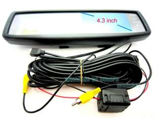Video Parking Sensor system,4.3 inch Rearview LCD Monitor,back up 