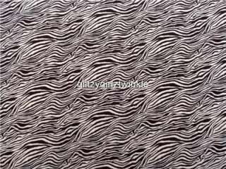 New Zebra Skin Fabric BTY Animal Print  