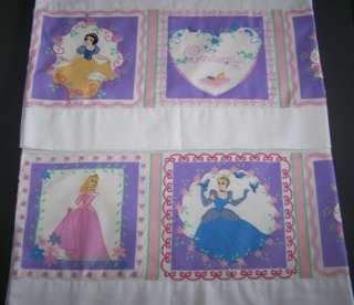 Disney Princesses Pinks & Purples Pillow Case Set NEW  