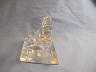 Baccarat Crystal Seal on Ice Berg Figurine  