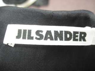 JIL SANDER Black Sleeveless Dress Sz M  