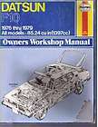 Haynes Service Manual #368 (US) Datsun F10 1976 1979 All Models 1397cc