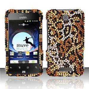   SnapOn Phone Protector Cover Case for ZTE SCORE X500 Cricket CHEETAH