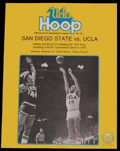 1978 San Diego St   UCLA Basketball Program Tony Gwynn  