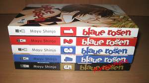 Blaue Rosen Mangas Band 1 5 Manga Sammlung Paket NEU  
