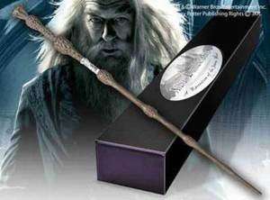 Harry Potter Wand of Albus Dumbledore & Name Clip Stand  