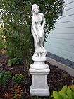 Venus Säule Frauenfigur Skulptur Deko Gartenfigur Stein