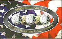 2000 Gold Edition State Quarter Mint Set  