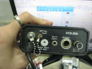 EXFO VCS 20A Multifunction Fiber Optic Talk Set VCS 20A  