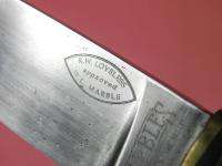RARE US MARBLES GLADSTONE R.W. LOVELESS HUNTING FIGHTING KNIFE SHEATH 