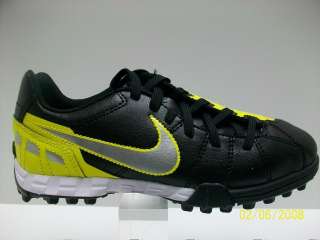 HILDRENS Black Nike Total 90 Astro Turf Trainers All Sizes