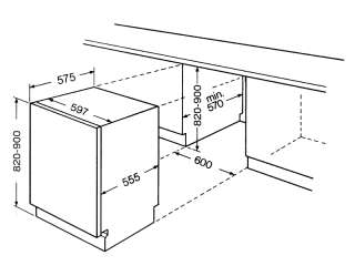 BAUKNECHT Spülmaschine GSXS 4000 Vollintegriert 60cm  