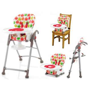 NEW CHILDS MY CHILD PIPPIN APPLE 3 IN 1 HIGH LOW RECLINE BABY FEEDING 
