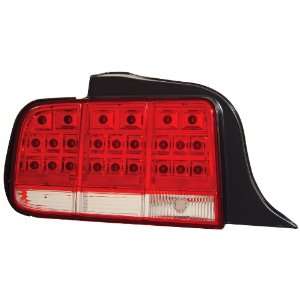 Anzo USA 321018 Ford Mustang Red/Clear LED Tail Light Assembly   (Sold 