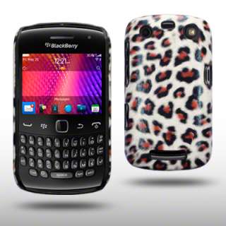 PU LEATHER BACK COVER FOR BLACKBERRY CURVE 9360   LEOPARD SPOT  