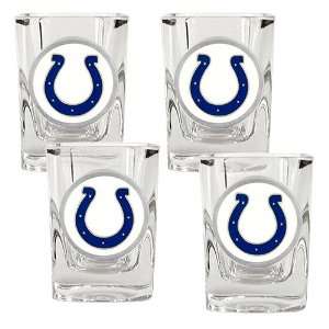 Indianapolis Colts 4pc Square Shot Glass Set  Kitchen 