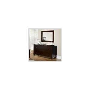  Lifestyle Solutions 500VI Series Dresser and Mirror Set in 