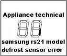 samsung fridge freezer problems defrost sensor kit d flashing led