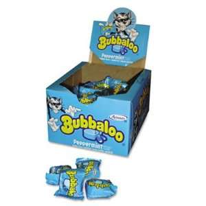 Bubbaloo Gum, Individually Wrapped, 60/BX, Peppermint   Individually 