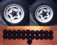 Land Rover Defender Plastic Wheel Nut Covers x 23  