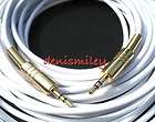 30m 3 5mm white audio jack to plug cable computer tv ipod iphone 4 