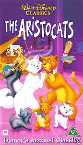 THE ARISTOCATS (Walt Disney Animated Classics PAL VHS Video)  