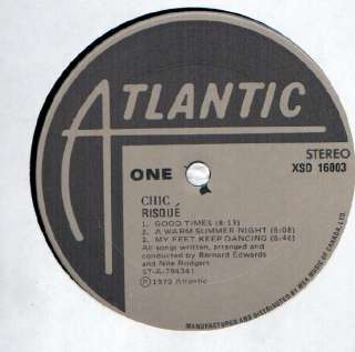 Chic Risque LP VG++/NM Canada Atlantic XSD 16003  