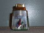 VINTAGE EVANS LIGHTER W/ MALLARD DUCK PAPERWEIGHT KOOL