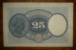   25 Lire Biglietto Di Stato Dec.20/08/1923 R@Ro 4