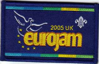 2005 UK EUROJAM Scout Badge  