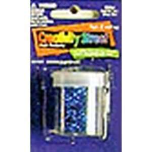  Creativity Street Glitter Blue Beads (3 Pack)
