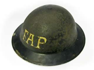 world war ii british mkii helmet painted with f a