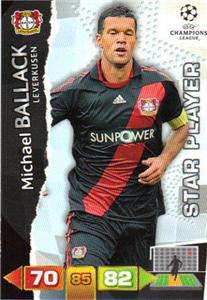   Champions League Adrenalyn 2011/2012 Michael Ballack Star Player 11/12