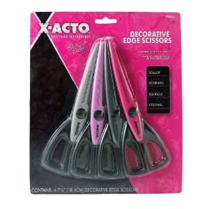  X ACTO X2004 Designer Series Decorative Edge Scissors 