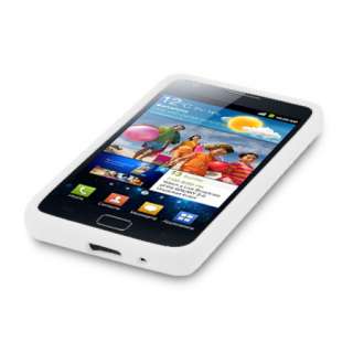 White Silicone Case Cover For Samsung Galaxy S2 i9100  