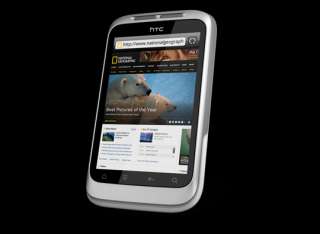 BRAND NEW HTC WILDFIRE S IN WHITE UNLOCKED ANDROID WiFi PLUS 2GB 