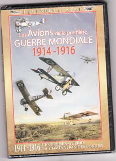   DVD documentaire Avions 1ère Guerre Mondiale 1914 1916