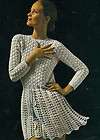 Vintage Knitting Pattern 1960s Sultry Mod Mini Dress