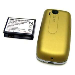  Mugen Power 3000mAh Battery for HTC Touch 3G w/Gold Color 