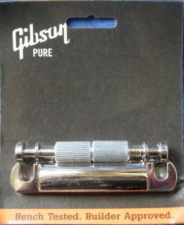 Genuine Gibson Stop Tailpiece in Nickel, Bench Spec  