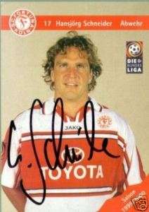 Hansjörg Schneider Fortuna Köln 1999/00 TOP AK+32192  