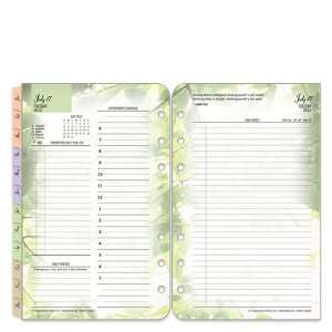  FranklinCovey Compact Blooms Ring bound Daily Planner 