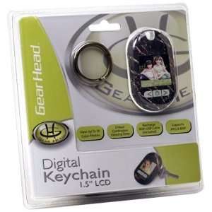  New   Gear Head 1 5DPF350 Keychain Digital Photo Frame 