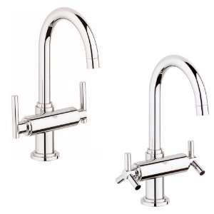 Grohe 21027BE0 Atrio Centerset Lavatory, High Spout Polished Nickel
