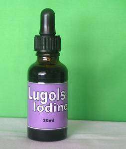 30ml Lugols Iodine, original full strength, + pipette  